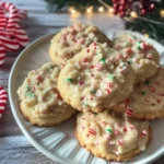 Candy Cane Whipped Shortbread Cookies | Easy and Delicious