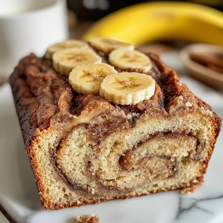 Cinnamon Swirled Banana Bread