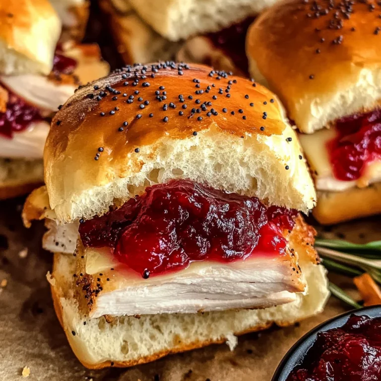 Cranberry Turkey Sliders