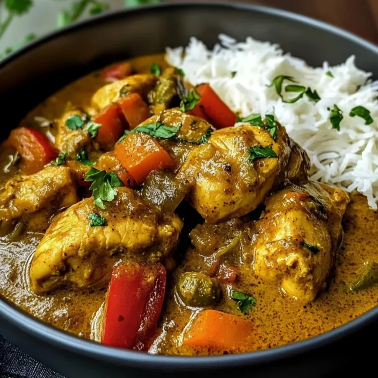 Creamy Jamaican Chicken Curry with Coconut & Spice