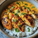Creamy Peri-Peri Chicken Over Garlic Rice