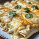 Creamy White Chicken Enchiladas