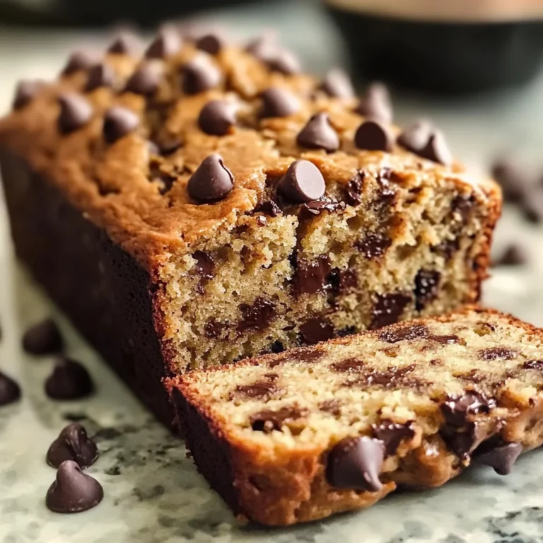 Easy Peanut Butter Chocolate Chip Banana Bread Recipe