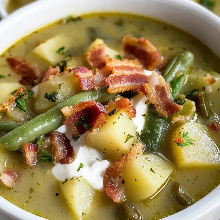 German Green Bean Soup Recipe (Grüne Bohnensuppe)
