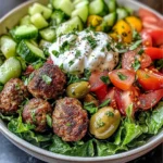 Greek Meatball Bowl Recipe