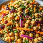 Moroccan-Spiced Chickpea and Carrot Couscous Salad