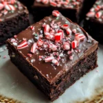One Bowl Peppermint Brownies