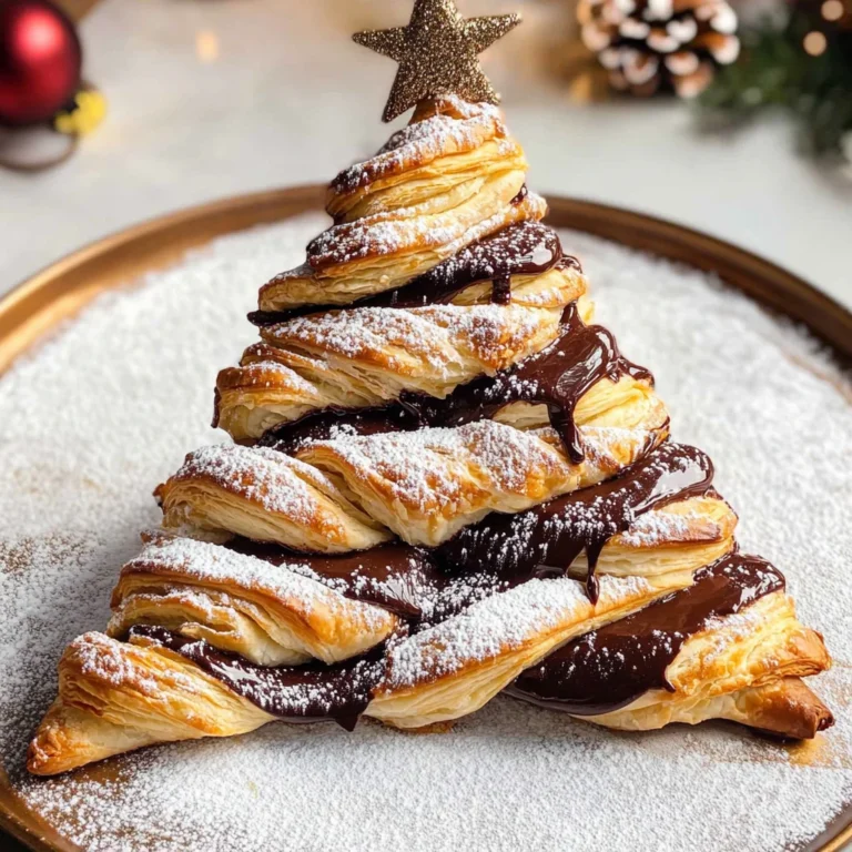 Puff Pastry Nutella Christmas Tree