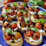 Ricotta Bruschetta with Roasted Tomatoes