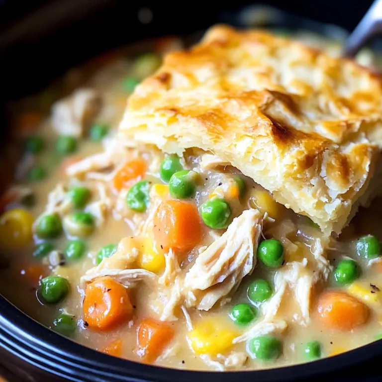 Slow Cooker Chicken Pot Pie