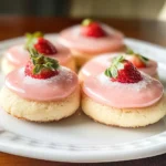 Strawberry Lemonade Melt Away Cookies