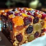 Traditional Rum-Soaked Fruit Cake