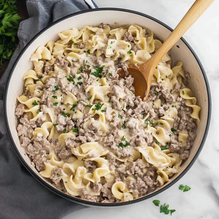 30-Minute Ground Beef Stroganoff