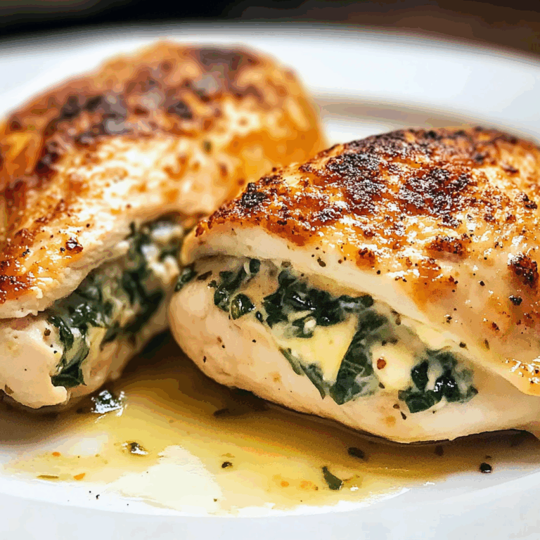 Spinach Stuffed Chicken Breasts