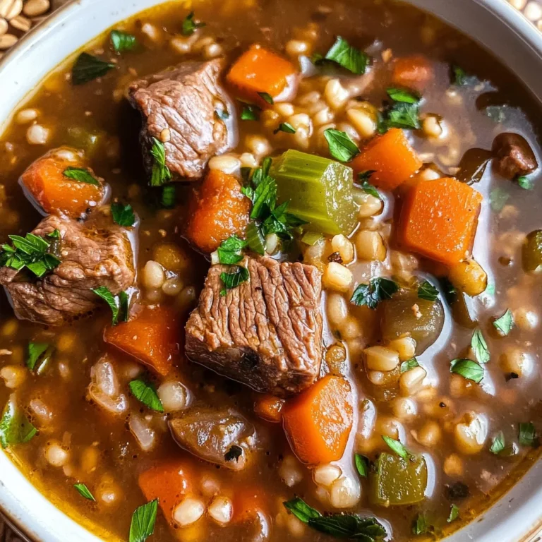 Beef Barley Soup