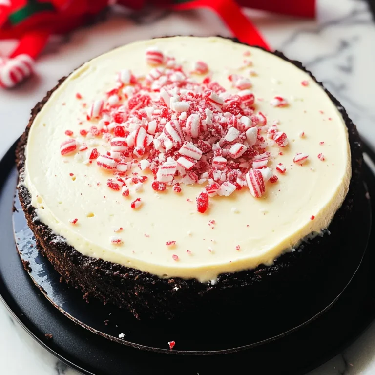 Best Christmas Peppermint Cheesecake
