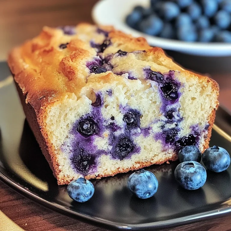 Blueberry Cream Cheese Bread