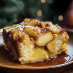 Cardamom Pear Bread Pudding