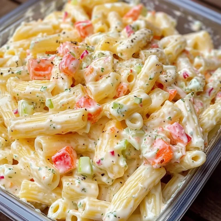 Cheddar Sour Cream Macaroni Salad Recipe