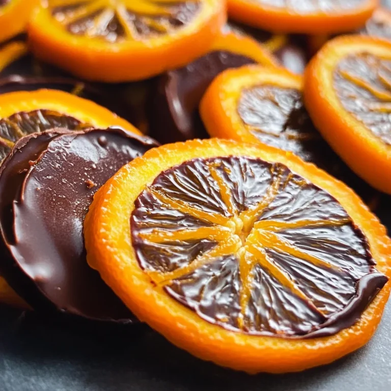 Chocolate-Dipped Candied Oranges
