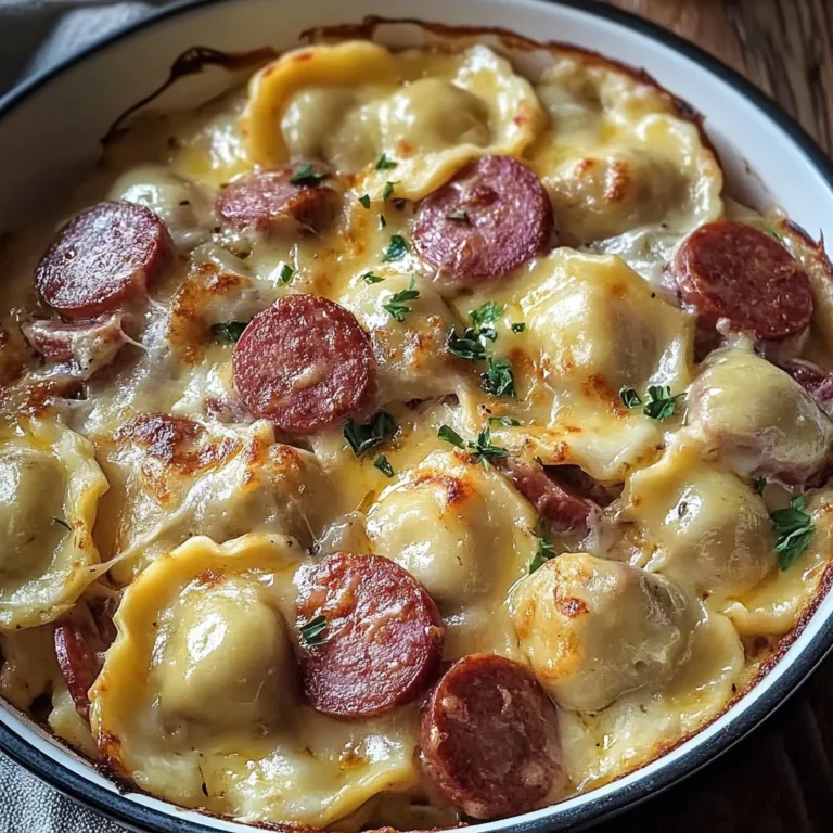 Classic Crockpot Pierogi Casserole with Kielbasa - loudasrecipes