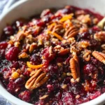 Cranberry Orange Pecan Crisp
