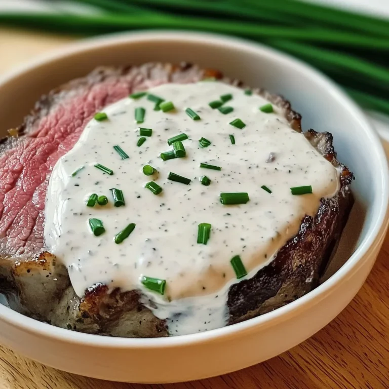 Creamy Horseradish Sauce for Prime Rib