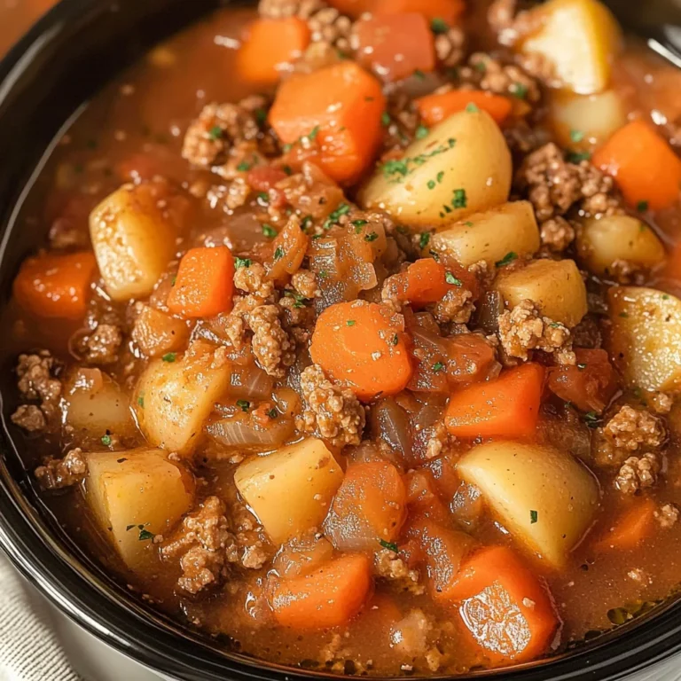 Crock Pot Poor Man's Stew