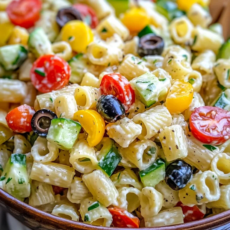 Ditalini Pasta Salad
