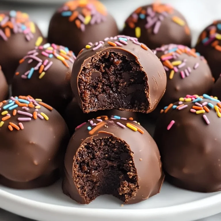 Easy Brownie Truffles Recipe