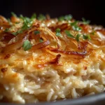 French Onion Chicken Rice Casserole