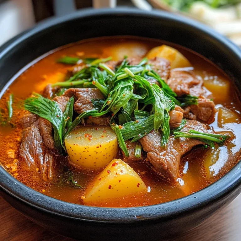 Gamjatang (beef Bone Soup)