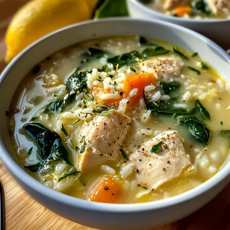 Greek Lemon Chicken Soup