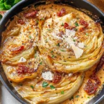 Marry Me Melting Cabbage with Creamy Tuscan Sauce