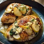 Pear and Gorgonzola Stuffed Chicken