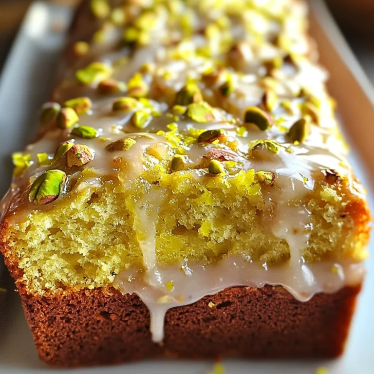 Pistachio Lemon Breakfast Bread