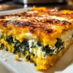 Pumpkin Spinach Polenta Casserole is a must-try dish!