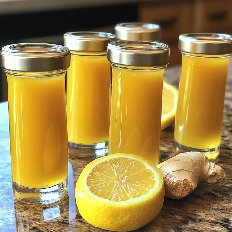Spicy Ginger Wellness Shots