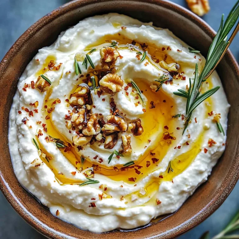Spicy Ricotta Dip with Hot Honey