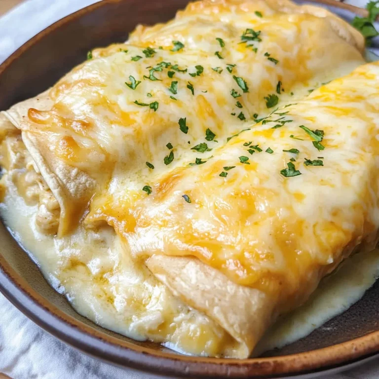White Chicken Enchiladas