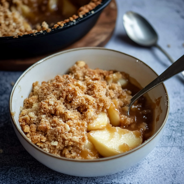 Toffee Apple Crumble