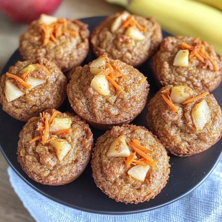 ABC Baby Muffins (Apple, Banana and Carrot!)