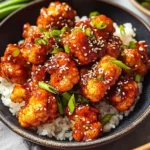 Air-Fried Korean Chili Cauliflower (Gochujang)