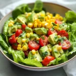 Avocado Salad with Lime Cilantro Dressing