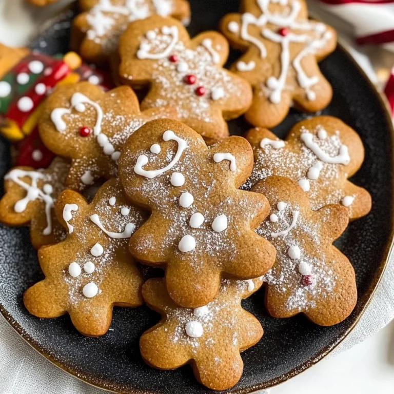 Chewy Gingerbread Man Cookies