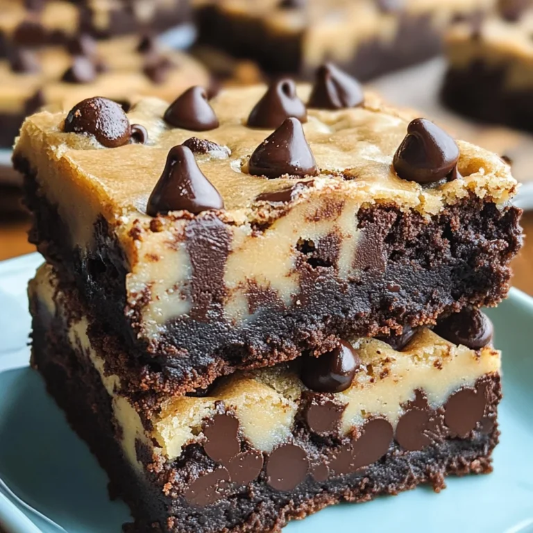 Chocolate Chip Cookie Brownies Recipe
