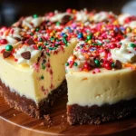 Christmas Sugar Cookie Cheesecake