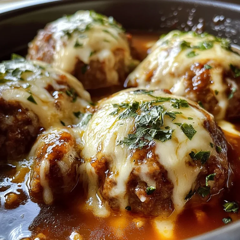 Crockpot French Onion Meatballs: 5 Steps to Comfort Bliss