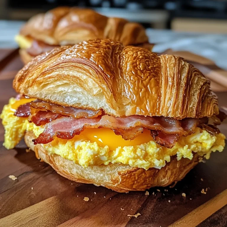Croissant Breakfast Sandwiches