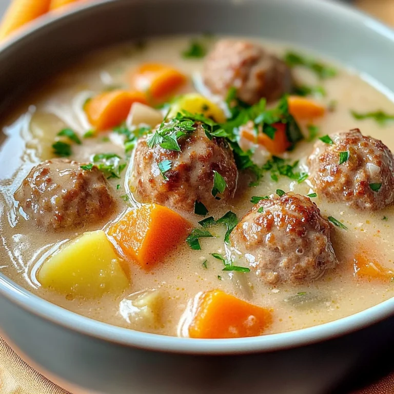 Delicious Swedish Meatball Soup Recipe
